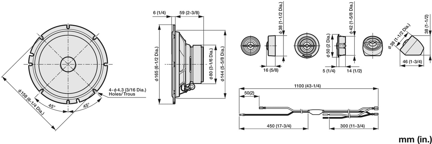 Pioneer TS-A1601C