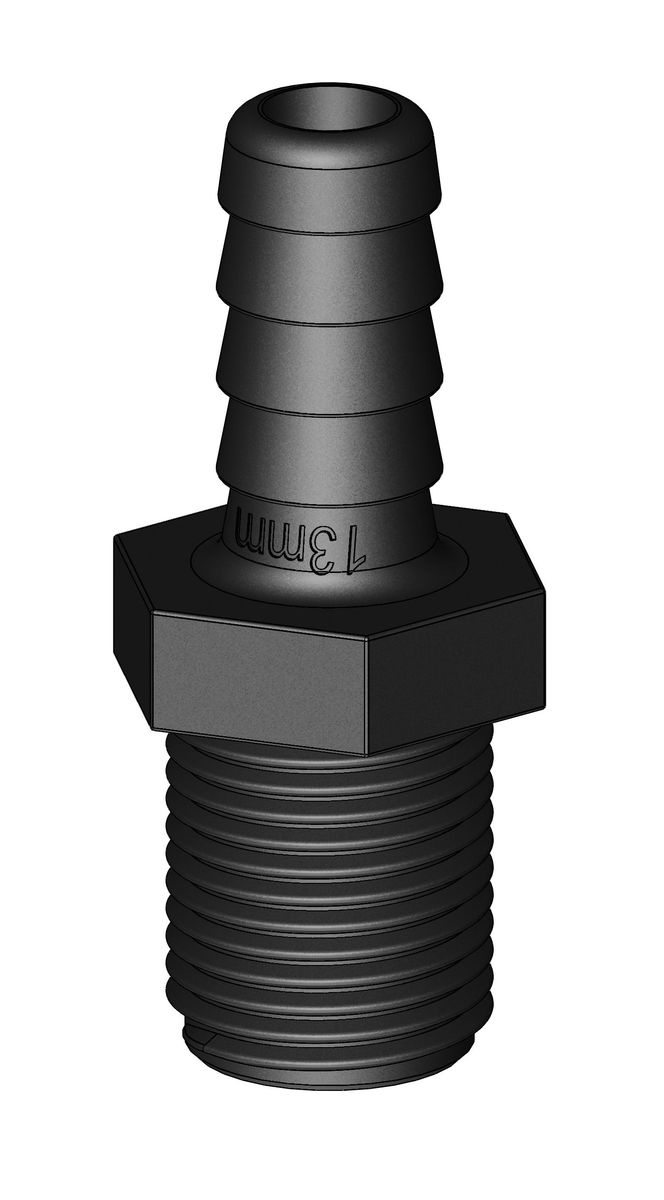 TruDesign Slangpilaar 1/2 inch BSP