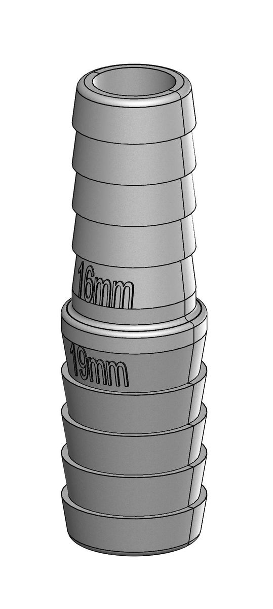TruDesign Verbinder 19 mm - 16 mm