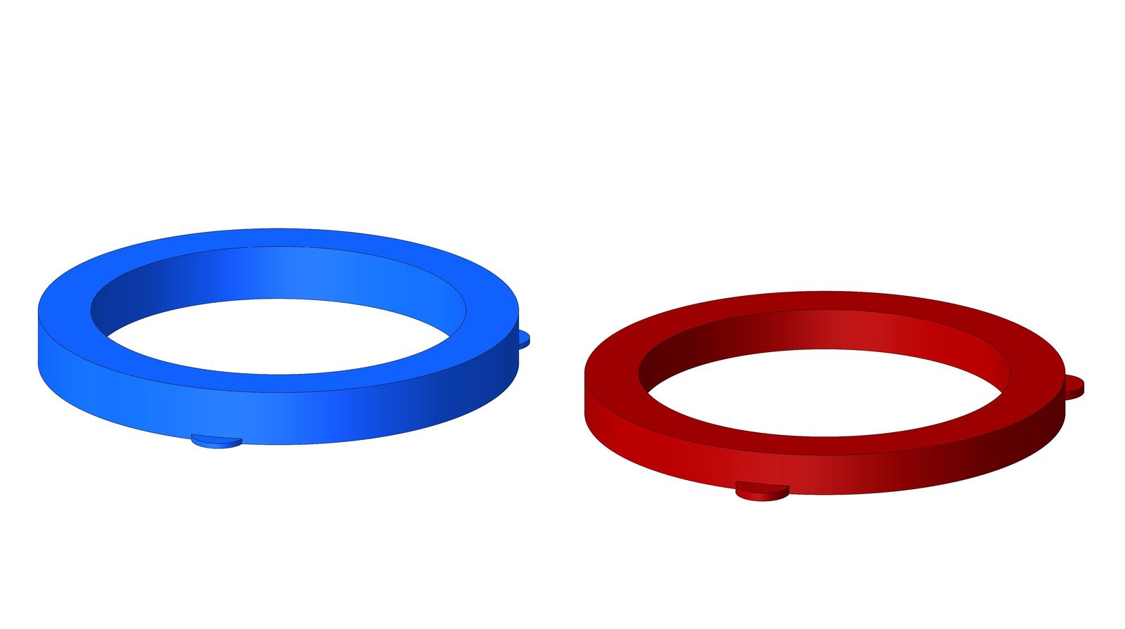 TruDesign Aquavalve Ring Blauw