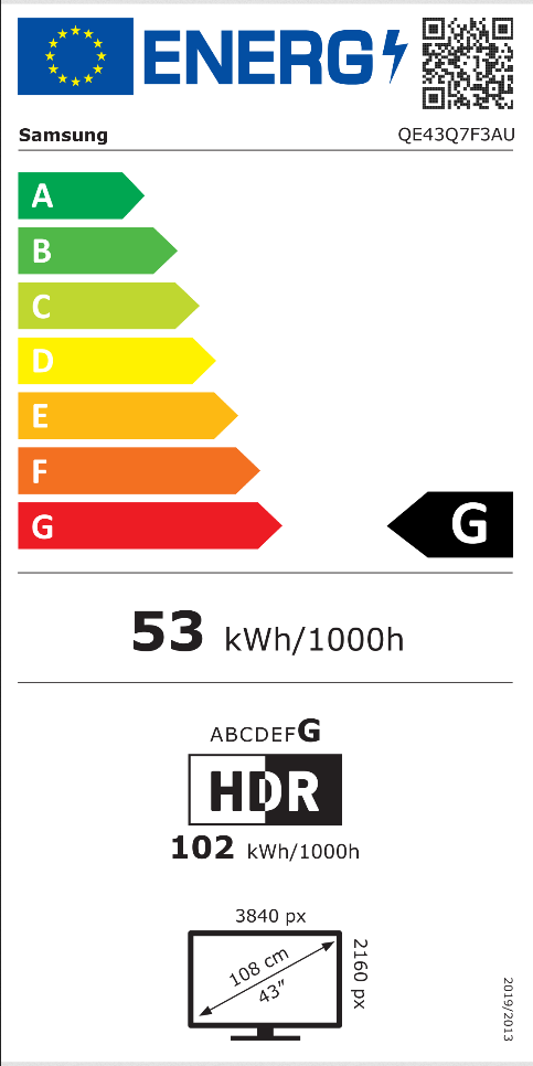 Samsung QE43Q7F3AUXXN