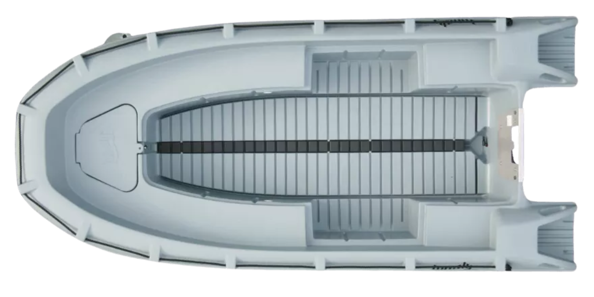 Whaly 380 lichtgrijs