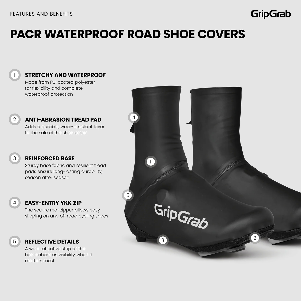 GripGrab PACR Waterproof Road 40-41