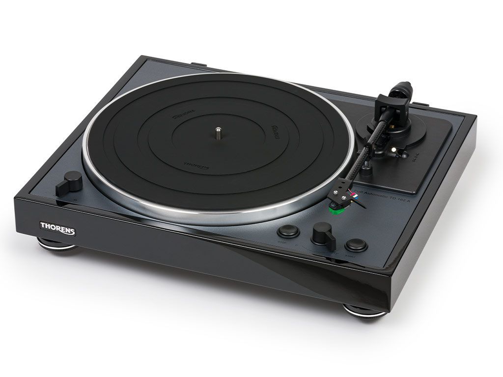 Thorens TD-102A zwart hoogglans