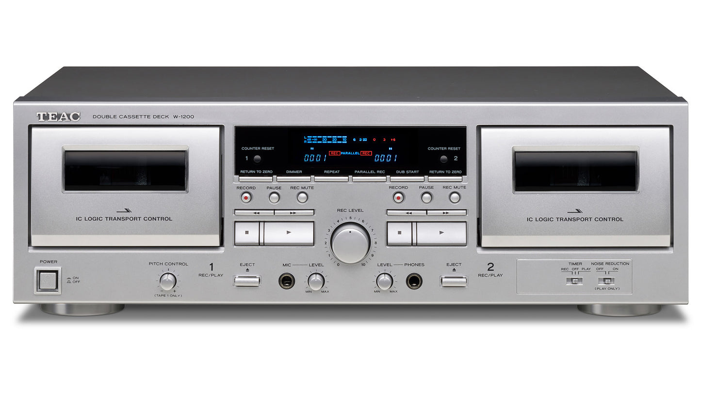 Teac W-1200S ZILVER