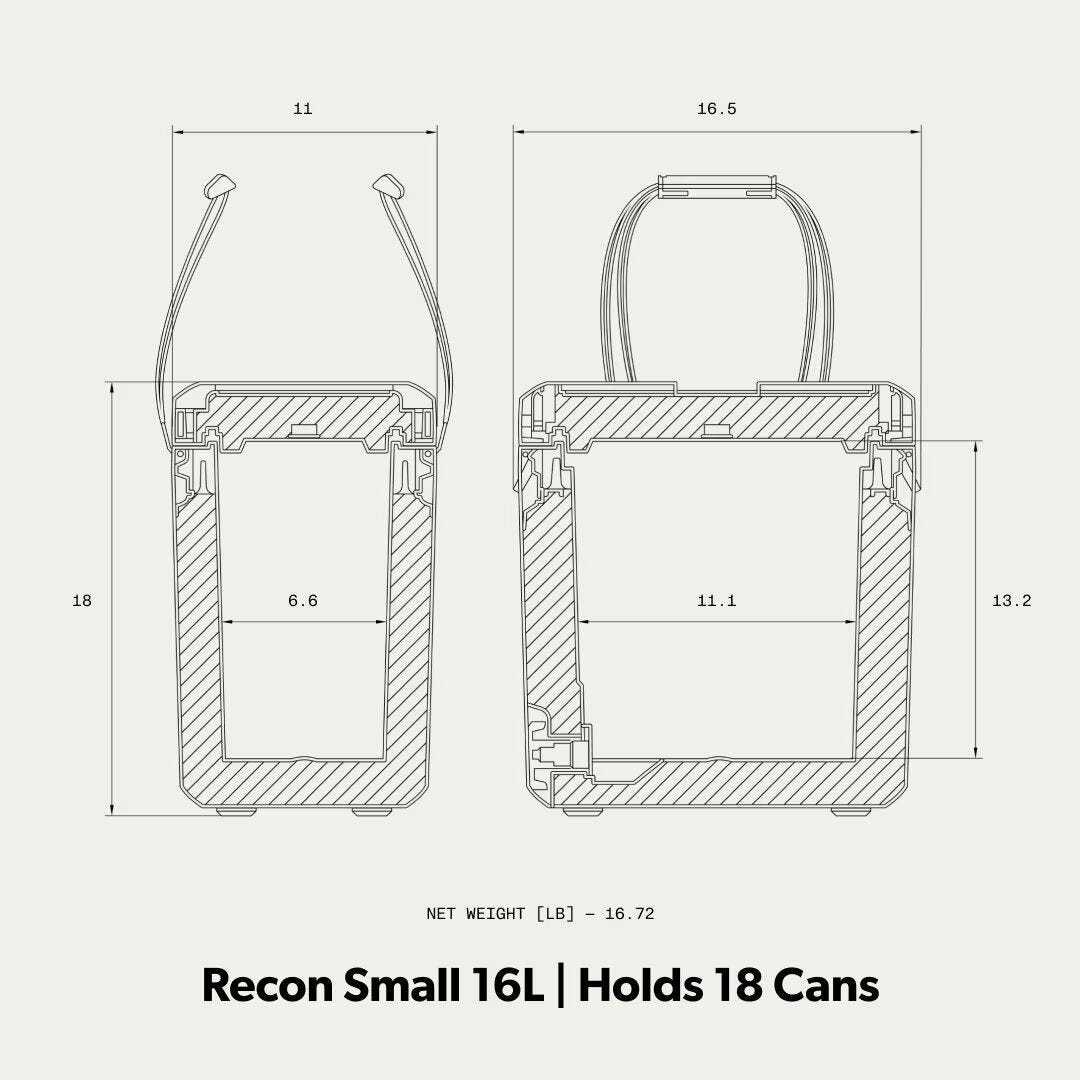 Dometic Recon 16 antraciet