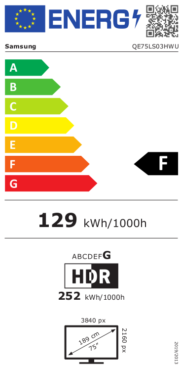 Samsung QE75LS03HWUXXN