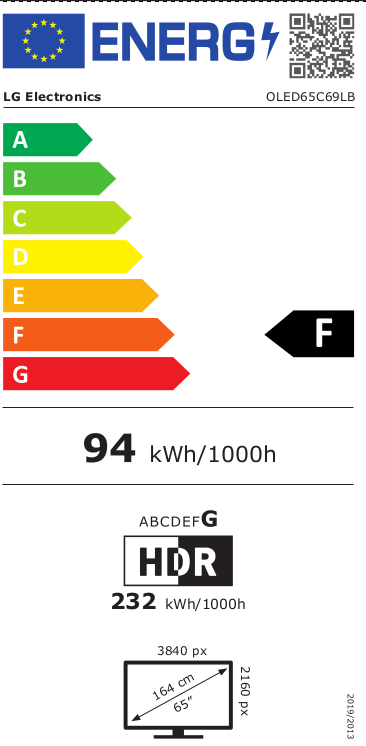 LG OLED65C69LB.AEU