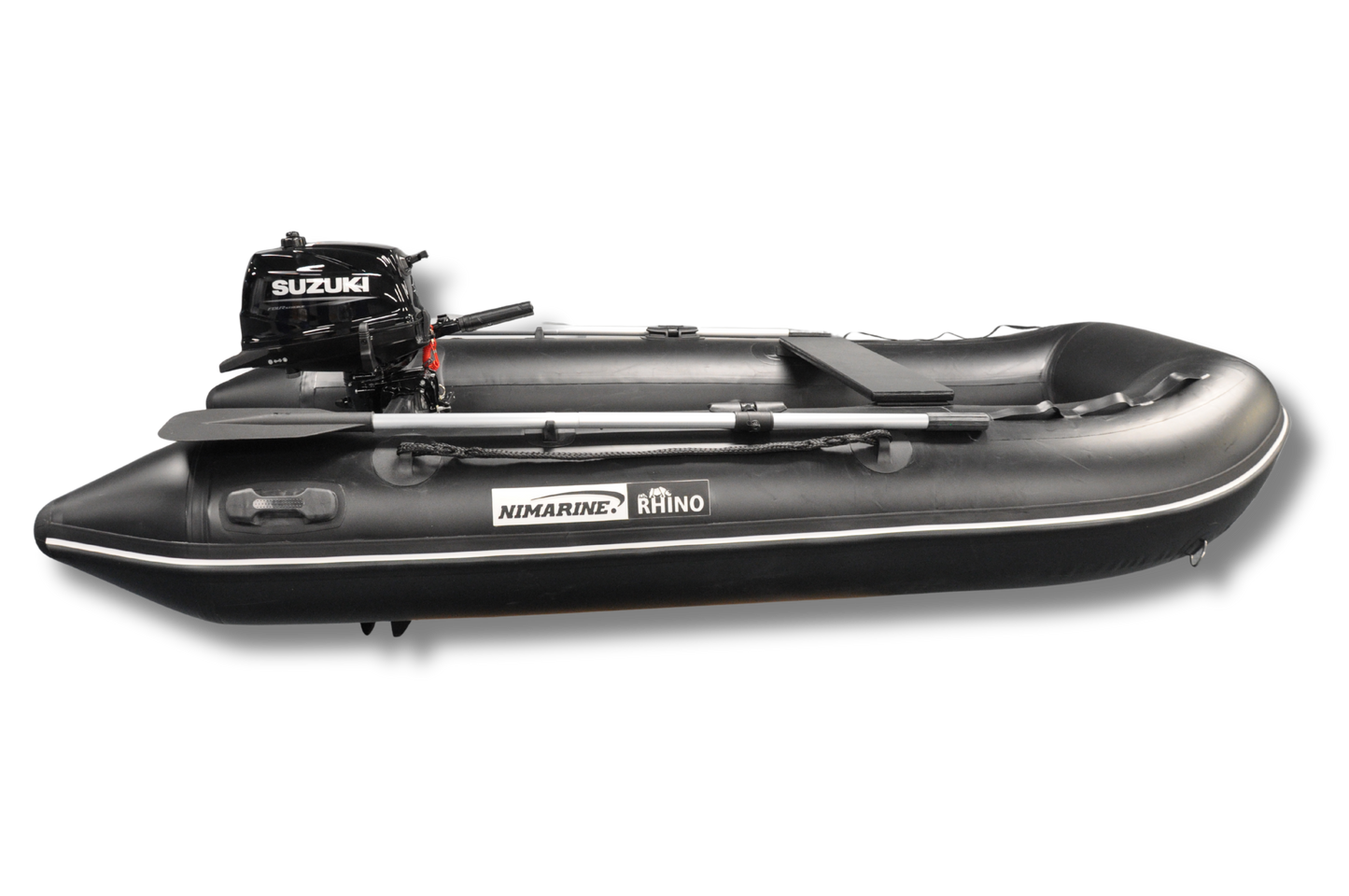 Nimarine MX 290 ALU Black Rhino Suzuki 5 pk rubberboot zwart