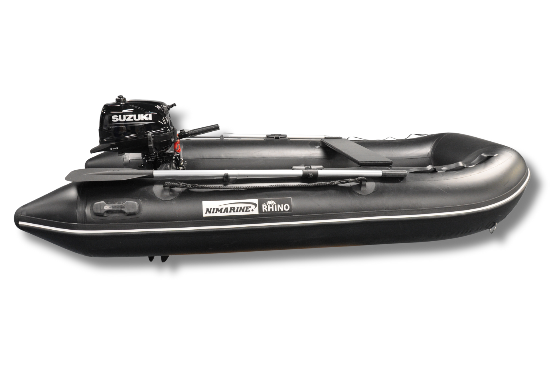 Nimarine MX 290 ALU Black Rhino Suzuki 5 pk rubberboot zwart