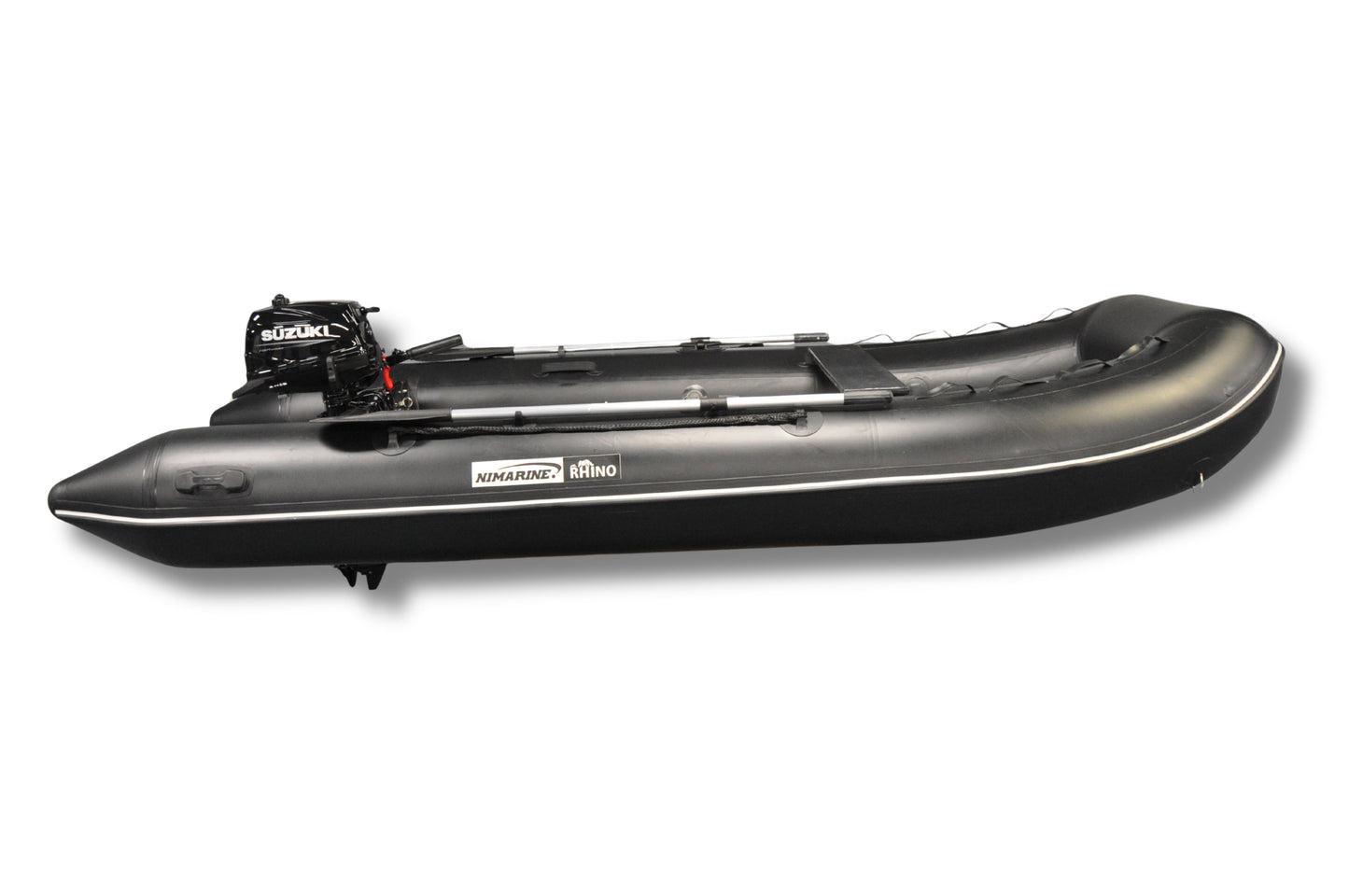 Nimarine MX 390 ALU Black Rhino Suzuki 4 pk rubberboot zwart